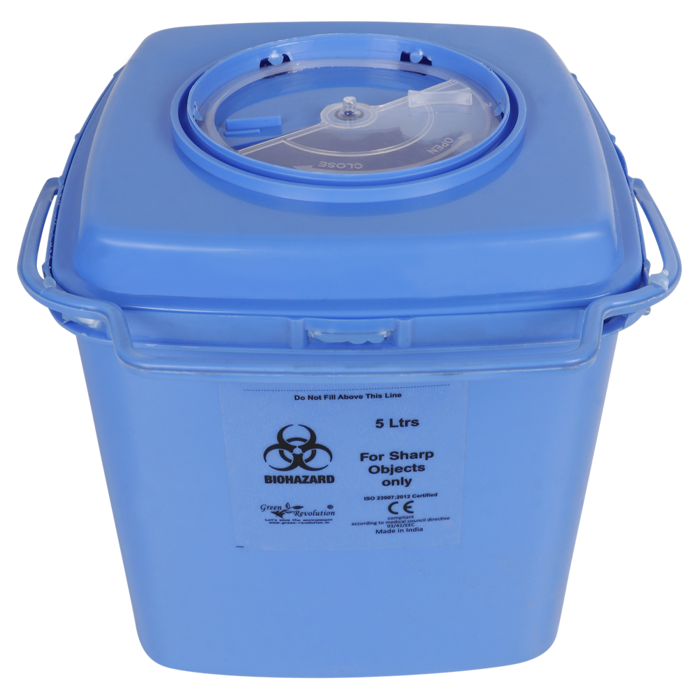 Puncture Proof Sharp Container 5l - Application: Hospital