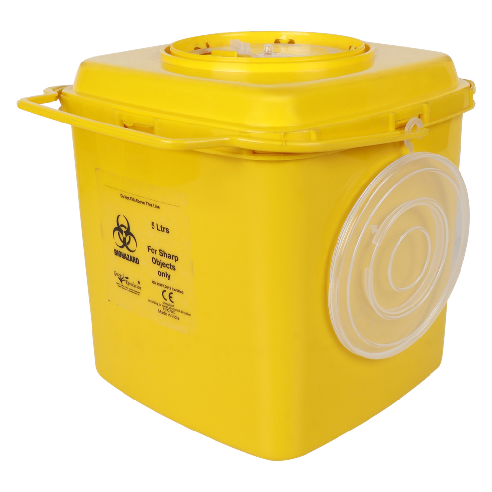 Puncture Proof Sharp Container 5l - Application: Hospital