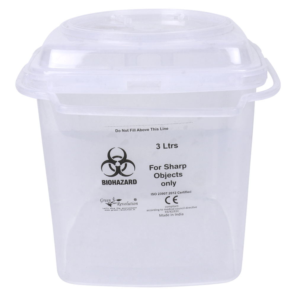 Puncture Proof Sharp Container 5l - Application: Hospital