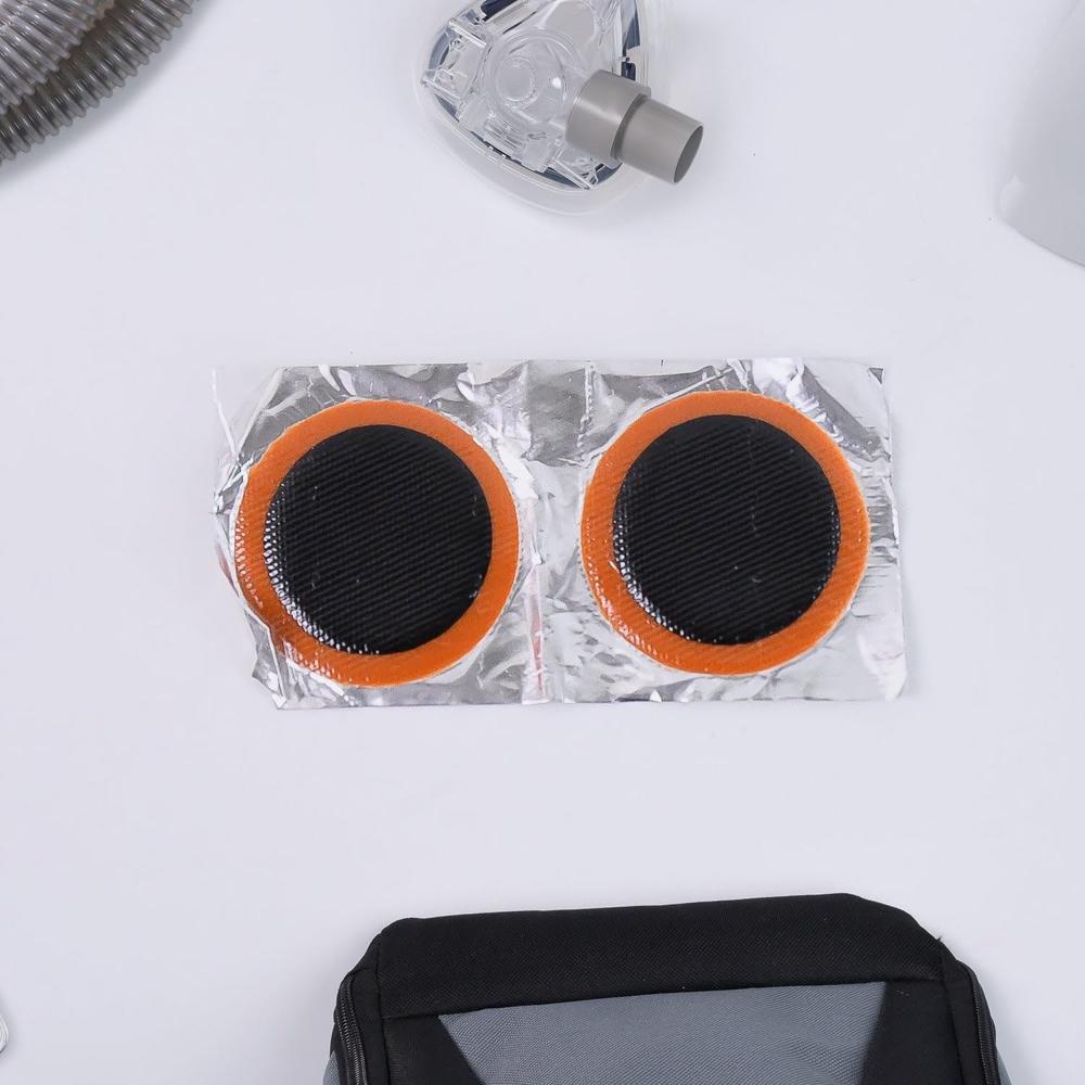 Bicycle Tire Repair Kit Portable Puncture Repair Set with Adhesive (1 Set / Mix Design)