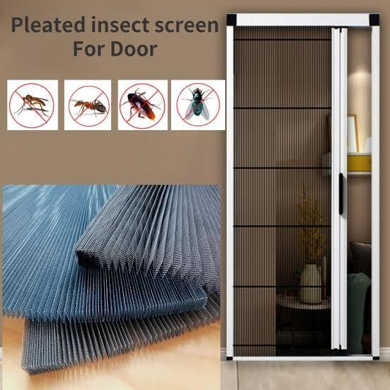 Pleated Sliding Window Mosquito Net