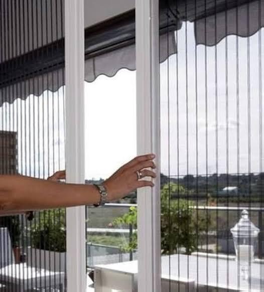 Pleated Sliding Window Mosquito Net