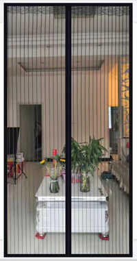Velcro Mosquito Net For Windows - High-quality Polyester Mesh, Custom Size, Black | Uv Stabilized, Washable, Transparent, Allergen Free