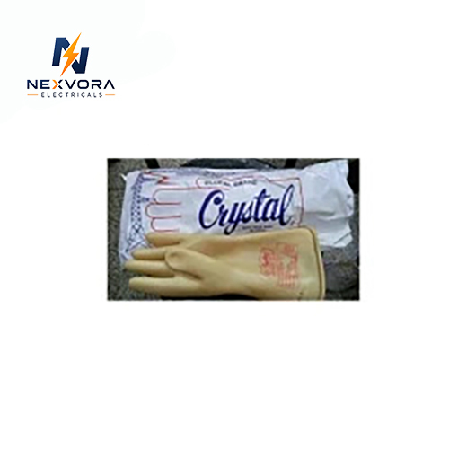 Class 1 Electrical Hand Gloves - Color: Beige