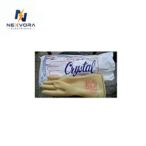 Class 0 Electrical Hand Gloves - Color: Beige