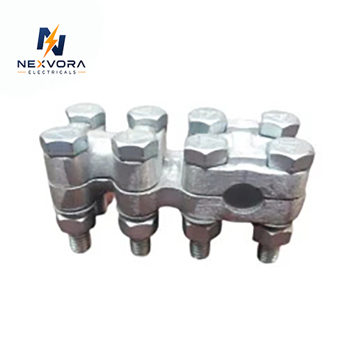 25Mm Aluminum Pad Clamp - Shape: Rectangular With Bolts
