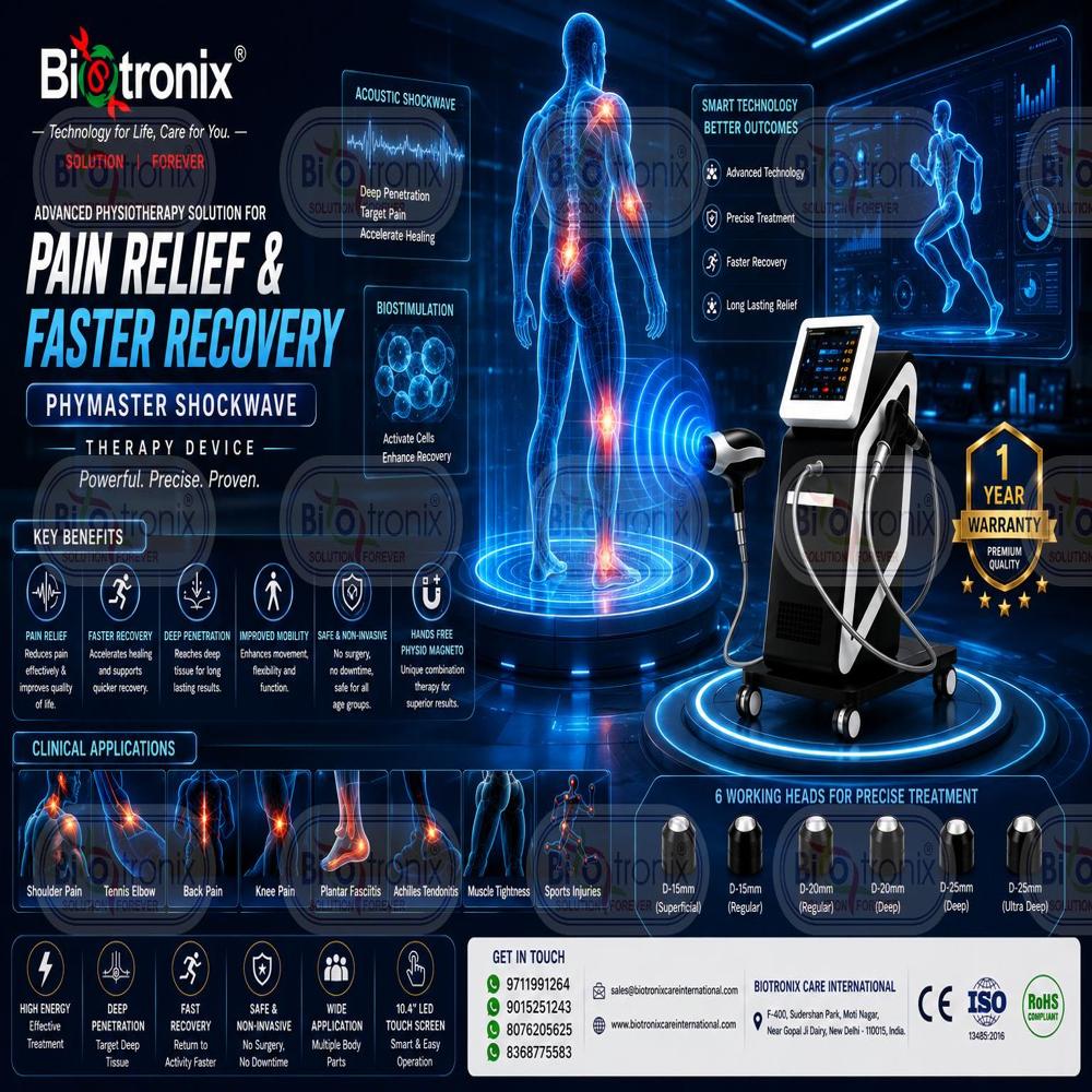 Hospital Grade Premium Shockwave Therapy Device
