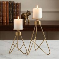 Candle Stand Holder - Color: Gold