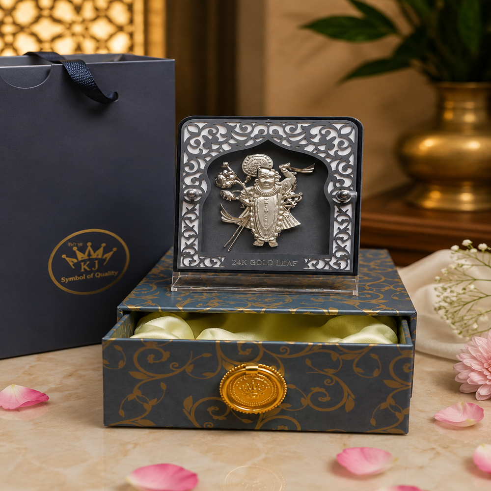 Shrinath Ji Gold stand