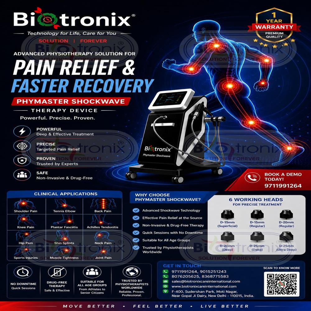 Medical Grade Shockwave Therapy Machine for Orthopedic Care