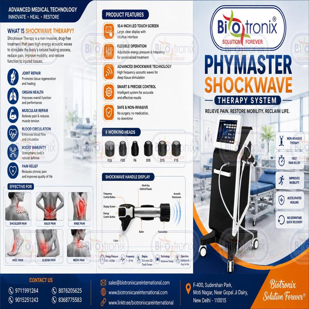 Medical Grade Shockwave Therapy Machine for Orthopedic Care