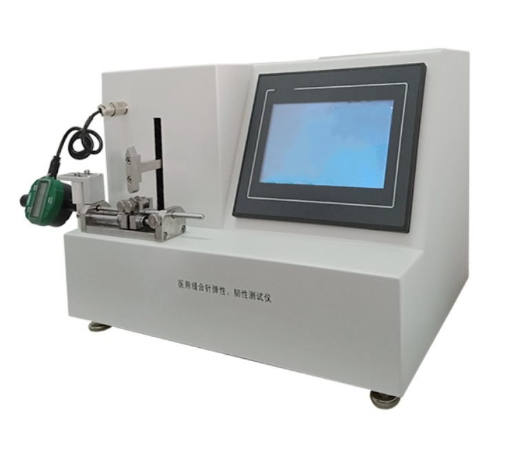 Suture Needle Elasticity and Toughness Tester ISO 9626 - Stainless Steel, 450x340x380mm, White/Grey | 7" Touch Screen, Microprocessor Control, USB/RS232 Export