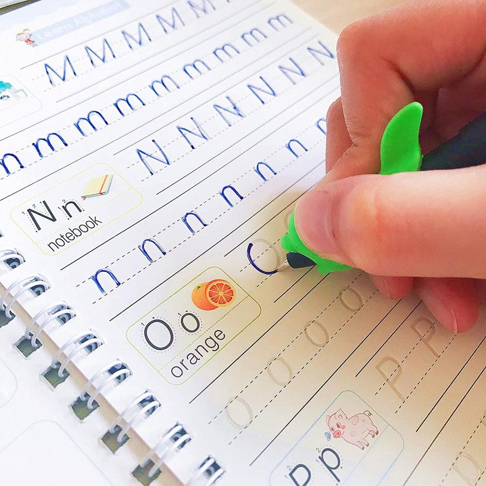 4 Pc Magic Copybook used by kids, children s and even adults also to write