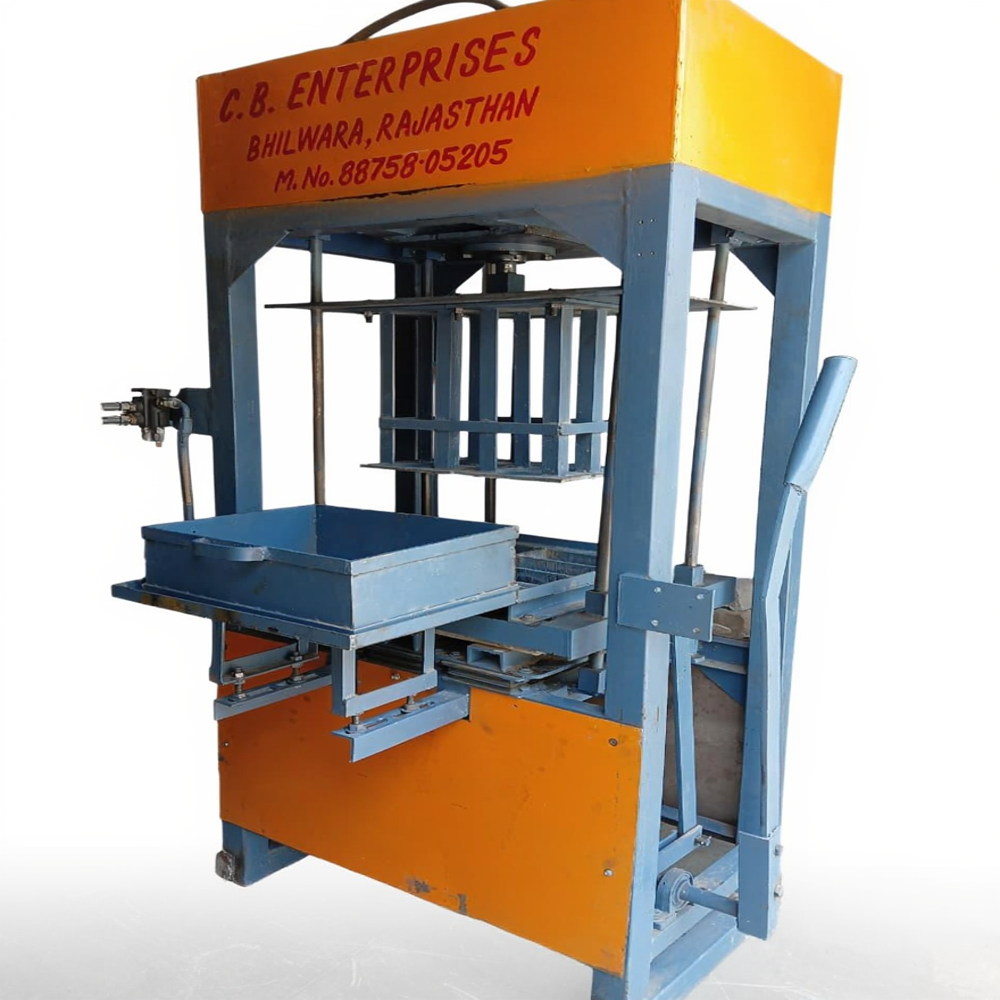 Manual Vibrating Hydraulic 6 Brick Making Machine