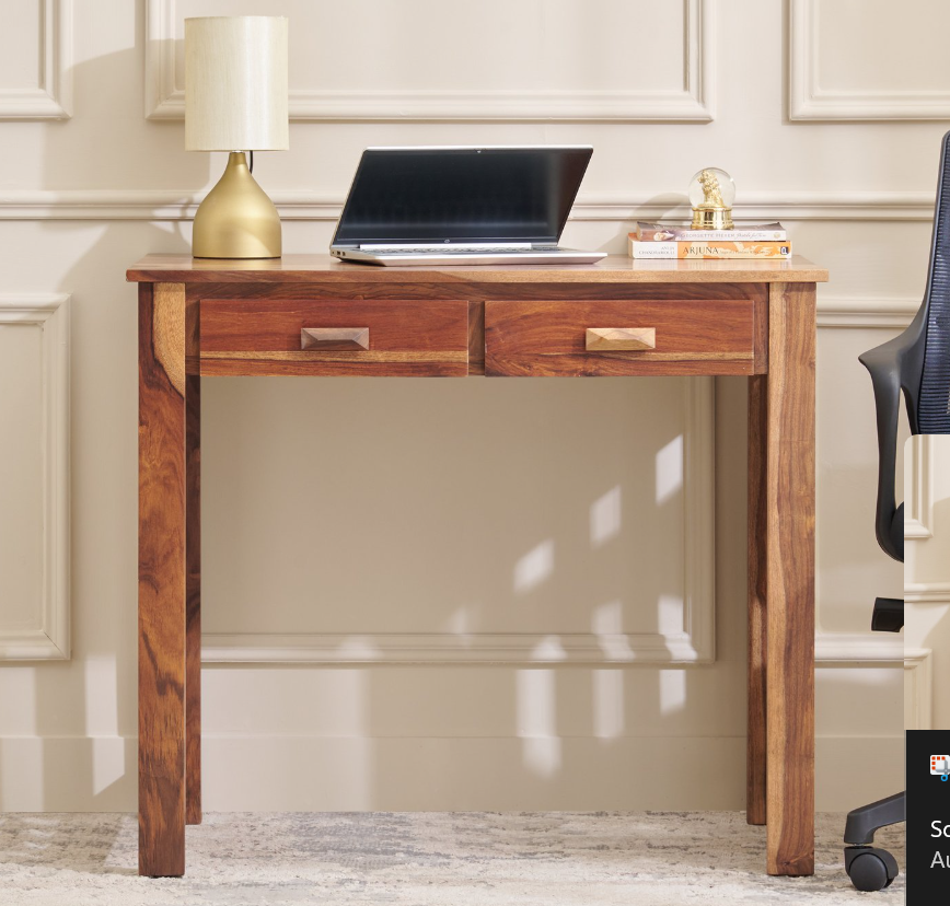 Study Table With Drawers - Assembly: No Assembly Required