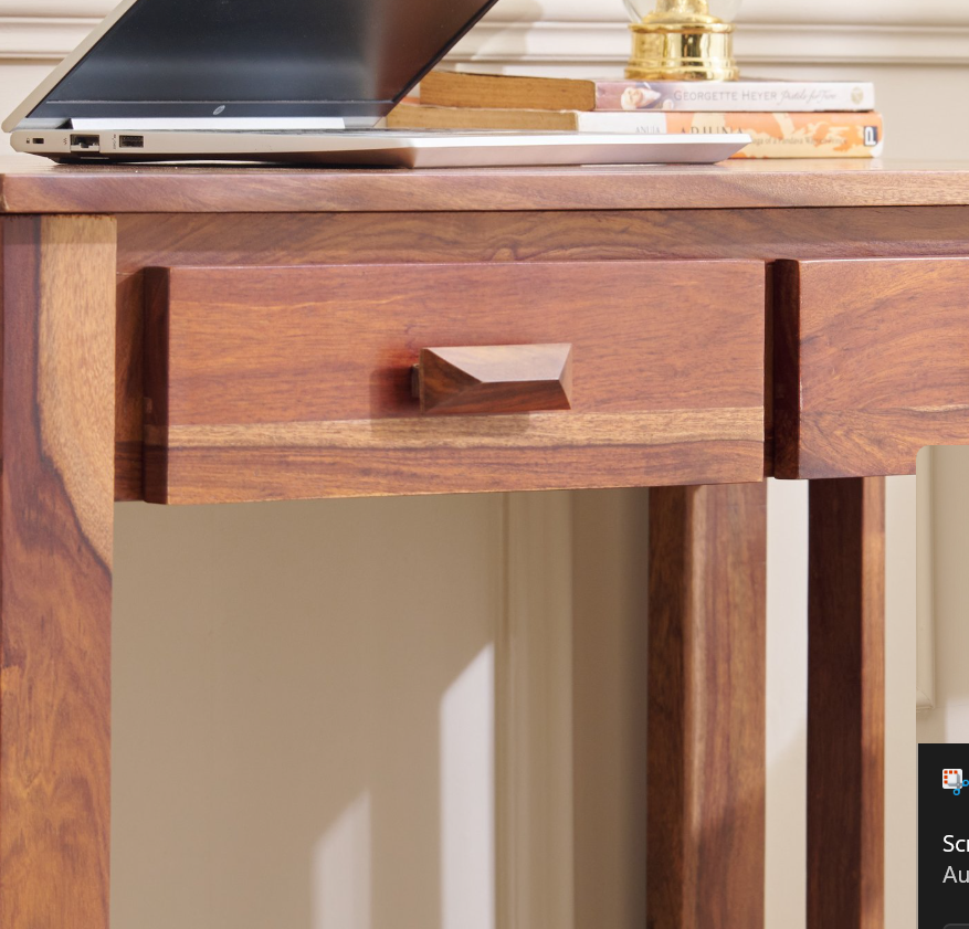 Study Table With Drawers - Assembly: No Assembly Required