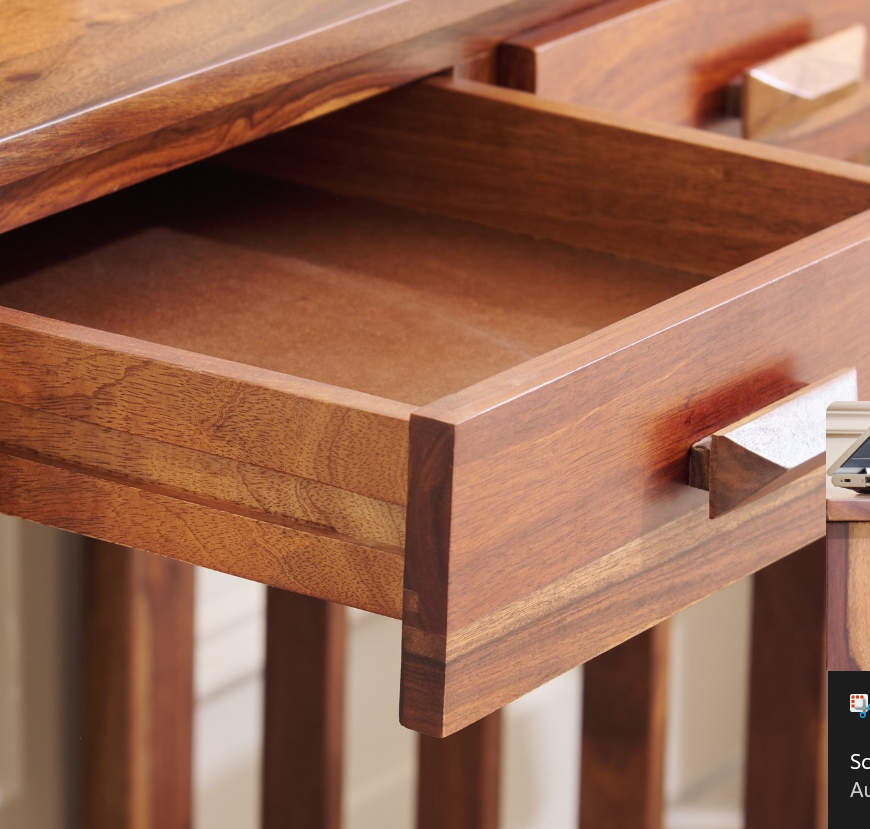 Study Table With Drawers - Assembly: No Assembly Required