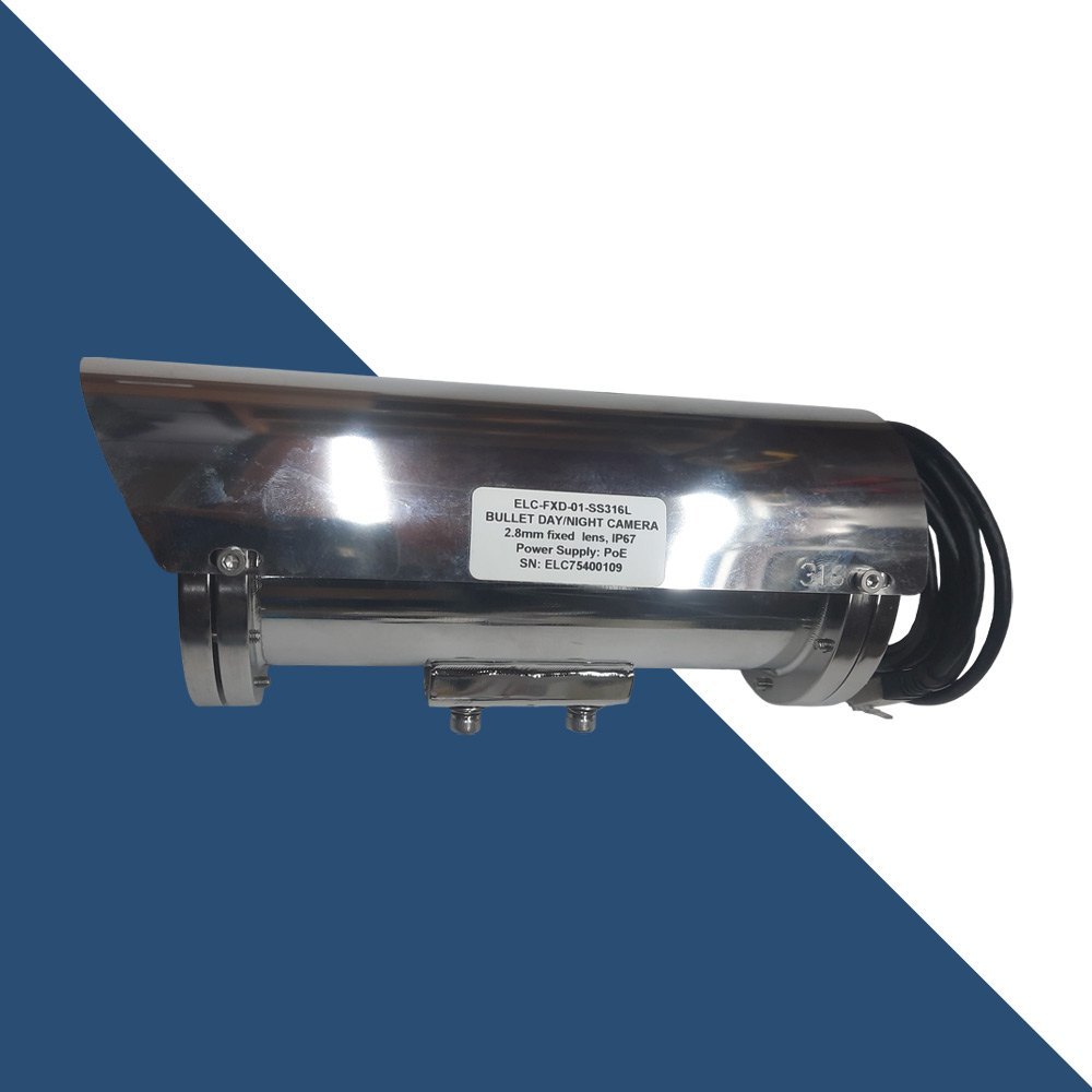 Marine Grade SS316L Safe Area Bullet Camera