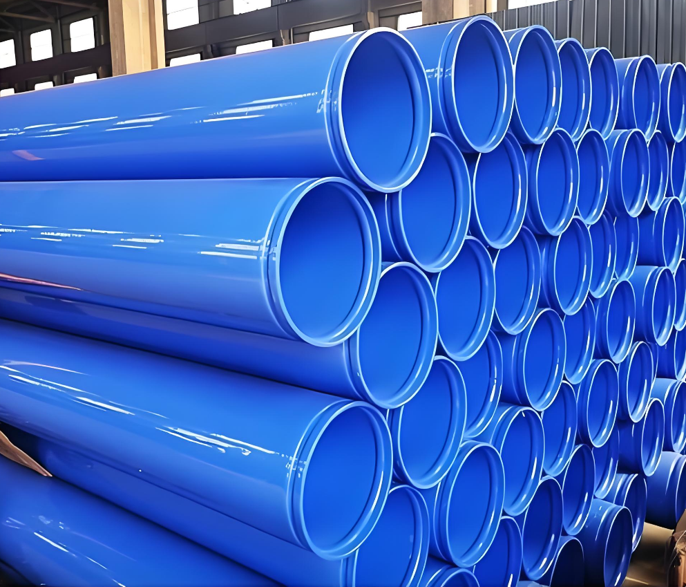 Anticorrosion Powder Coating for Drinking Water Pipelines - Epoxy-Polyester Powder Blue 250-450 Microns DFT NSF/ANSI 61 Approved Electrostatic Spray High Adhesion and Corrosion Resistance
