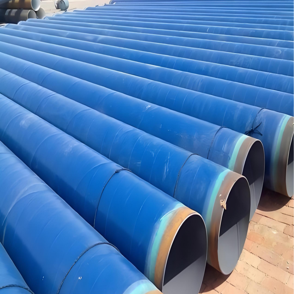 Epoxy Powder Coating for 3-Layer PE Anticorrosion Coating - Novolac Resin, Blue Powder, 80-150 Micron Film, Electrostatic Spray, High Adhesion, Corrosion Protection