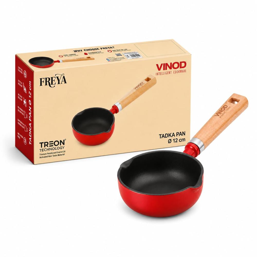 Enameled Cast Iron Tadka Pan 12 cm