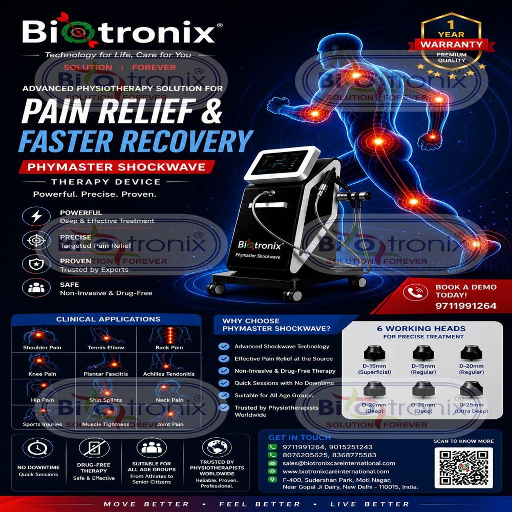 Clinical Radial Shockwave Therapy System for Sports Injuries