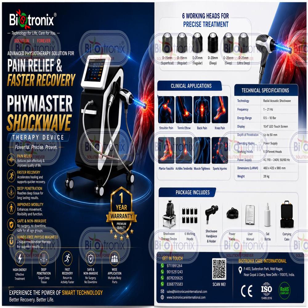 Clinical Radial Shockwave Therapy System for Sports Injuries