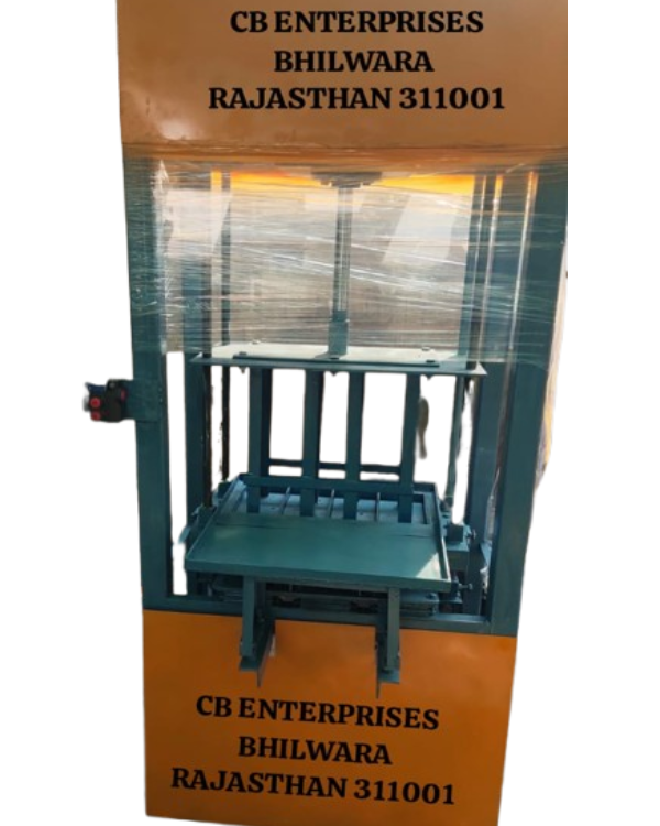 Manual Vibrating Hydraulic 4 Brick Making Machine
