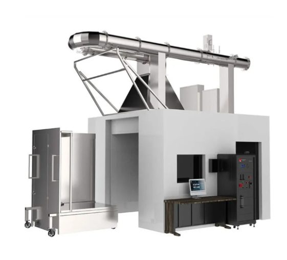 Building Material Monomer Combustion Tester - Stainless Steel, 4500x3200x3100mm, Industrial Grey, PLC Control, Automatic Ignition, USB Data Output
