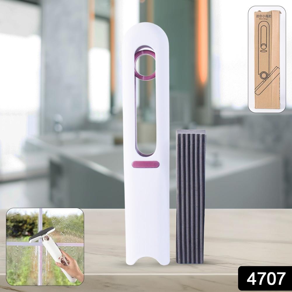 Portable Self-Squeeze Mini Mop Strong Absorbent Mop for Bathroom & Kitchen