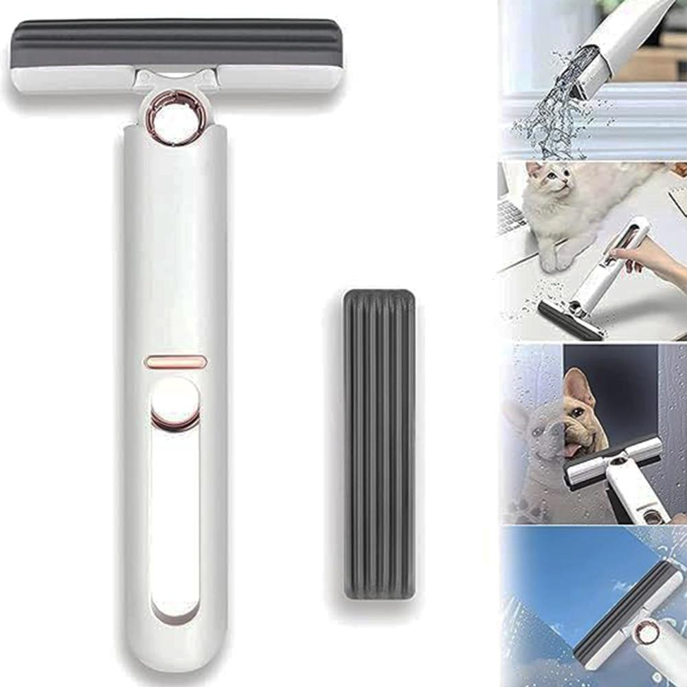 Portable Self-Squeeze Mini Mop Strong Absorbent Mop for Bathroom & Kitchen