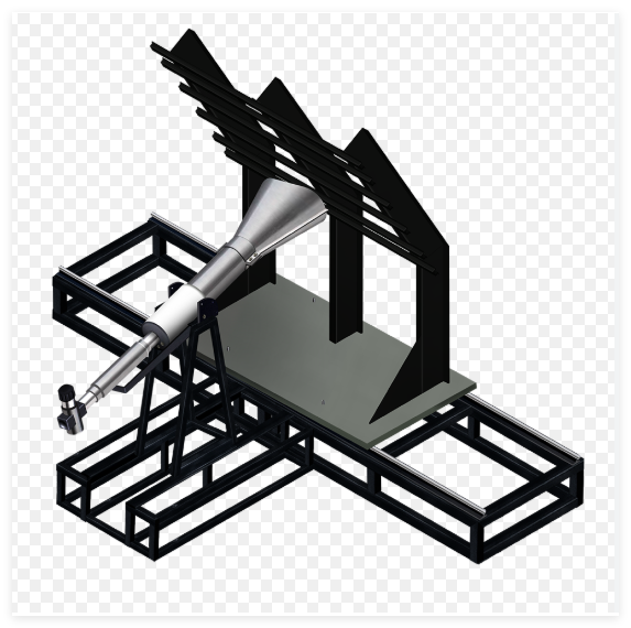 FAA Oil Burner for Insulation Burn Through Resistance - High-Strength Steel, 2500x1400x1200mm, Digital Control, FAA FAR 25.856(b) Compliance