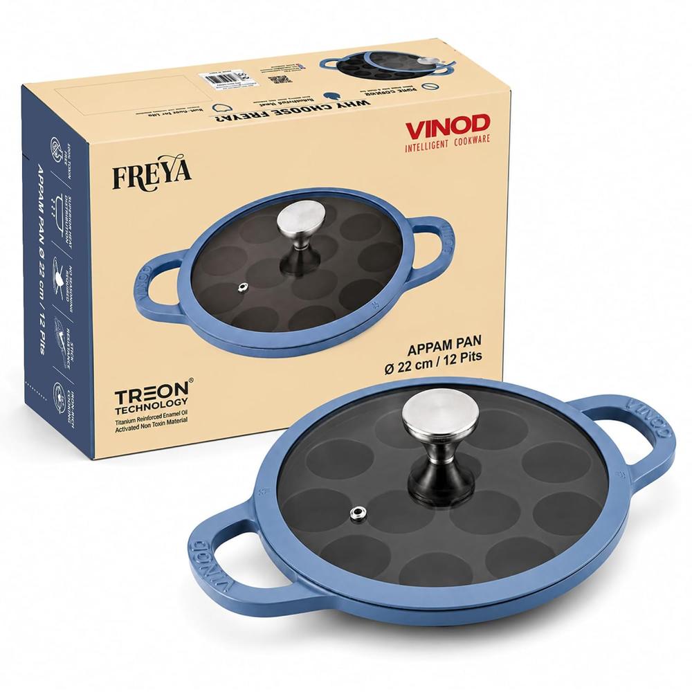 Freya Enameled Cast Iron Appe Pan - Capacity: 500 Milliliter (Ml)