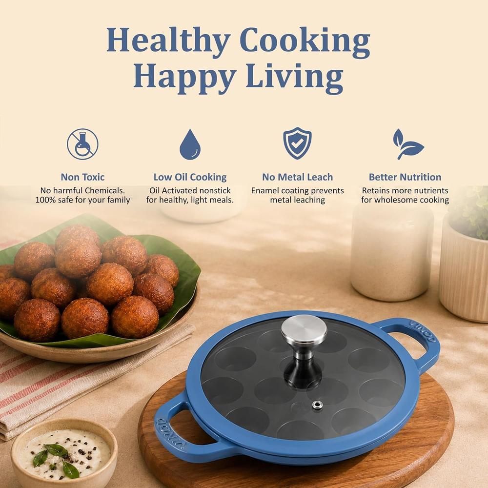 Freya Enameled Cast Iron Appe Pan