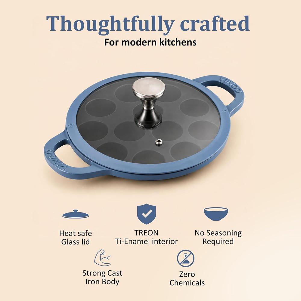 Freya Enameled Cast Iron Appe Pan