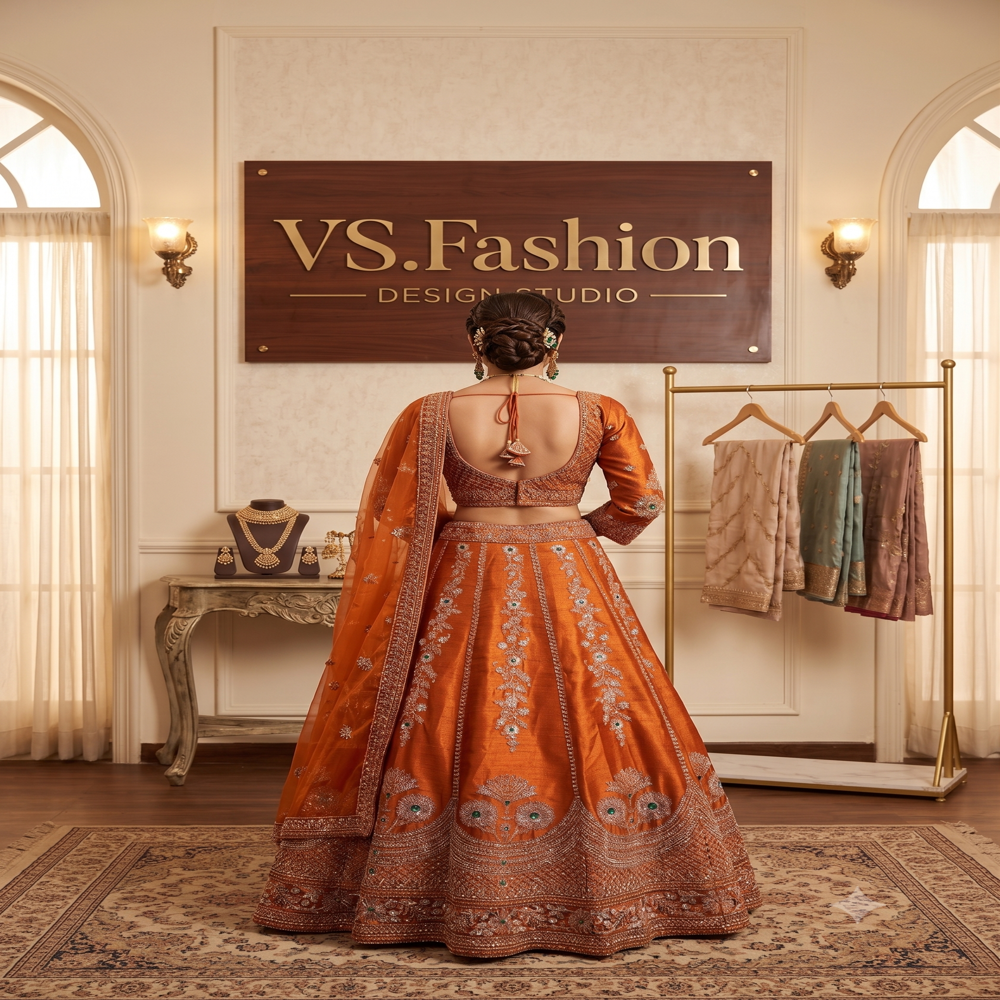 LH-80058 Bridal Wedding Lehenga Choli