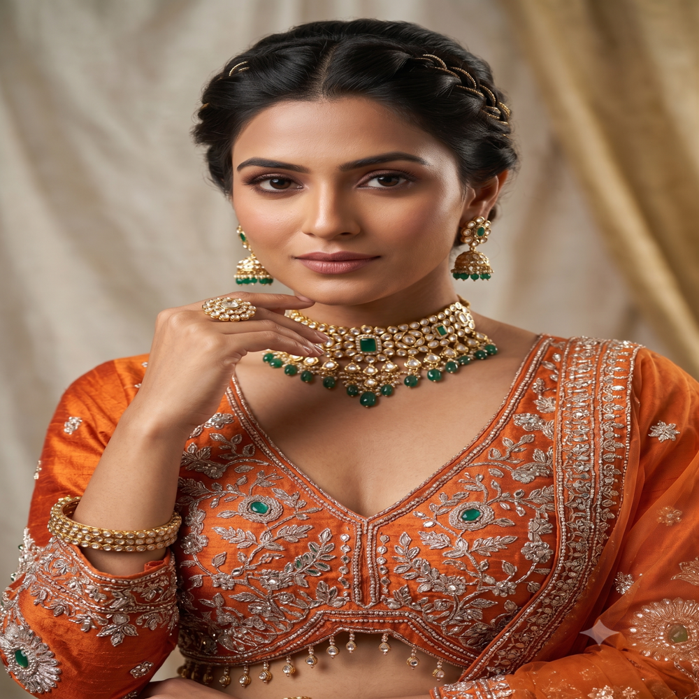LH-80058 Bridal Wedding Lehenga Choli