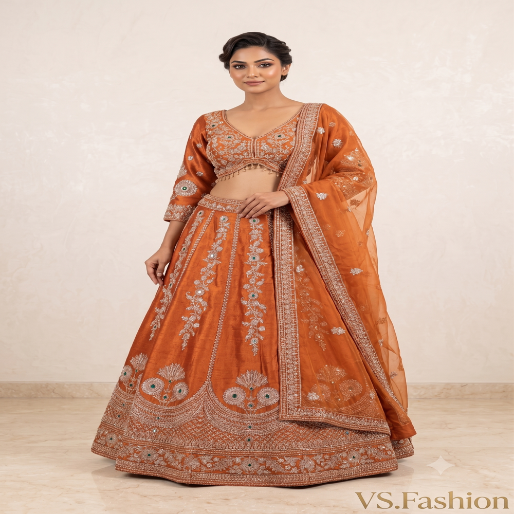 LH-80058 Bridal Wedding Lehenga Choli