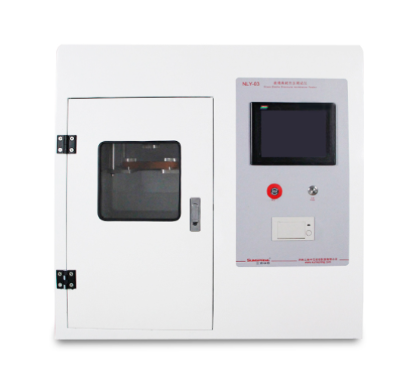 Glass Bottle Internal Pressure Resistance Tester ASTM C147 - Stainless Steel Chamber, 600x400x650mm, 0-6MPa Range | Microcomputer Control, LCD Touchscreen, Automatic Safety Features