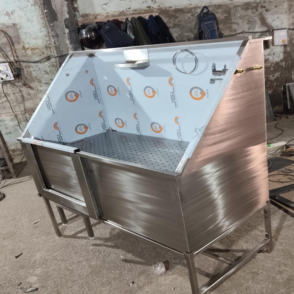 Stainless steel pet dog bath tub