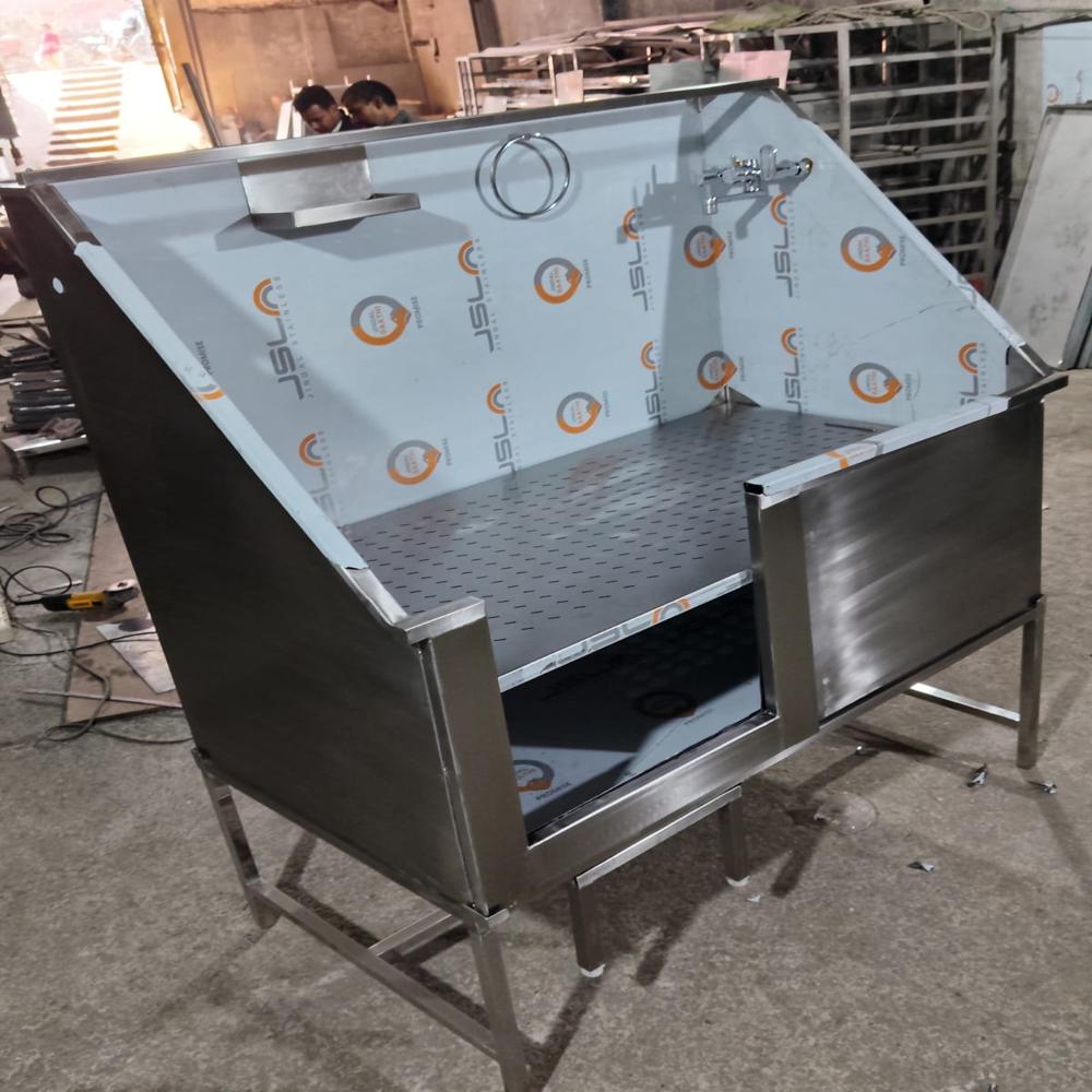 Stainless steel pet dog bath tub