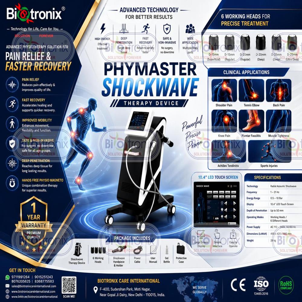 Advanced ESWT Machine for Chronic Pain Management