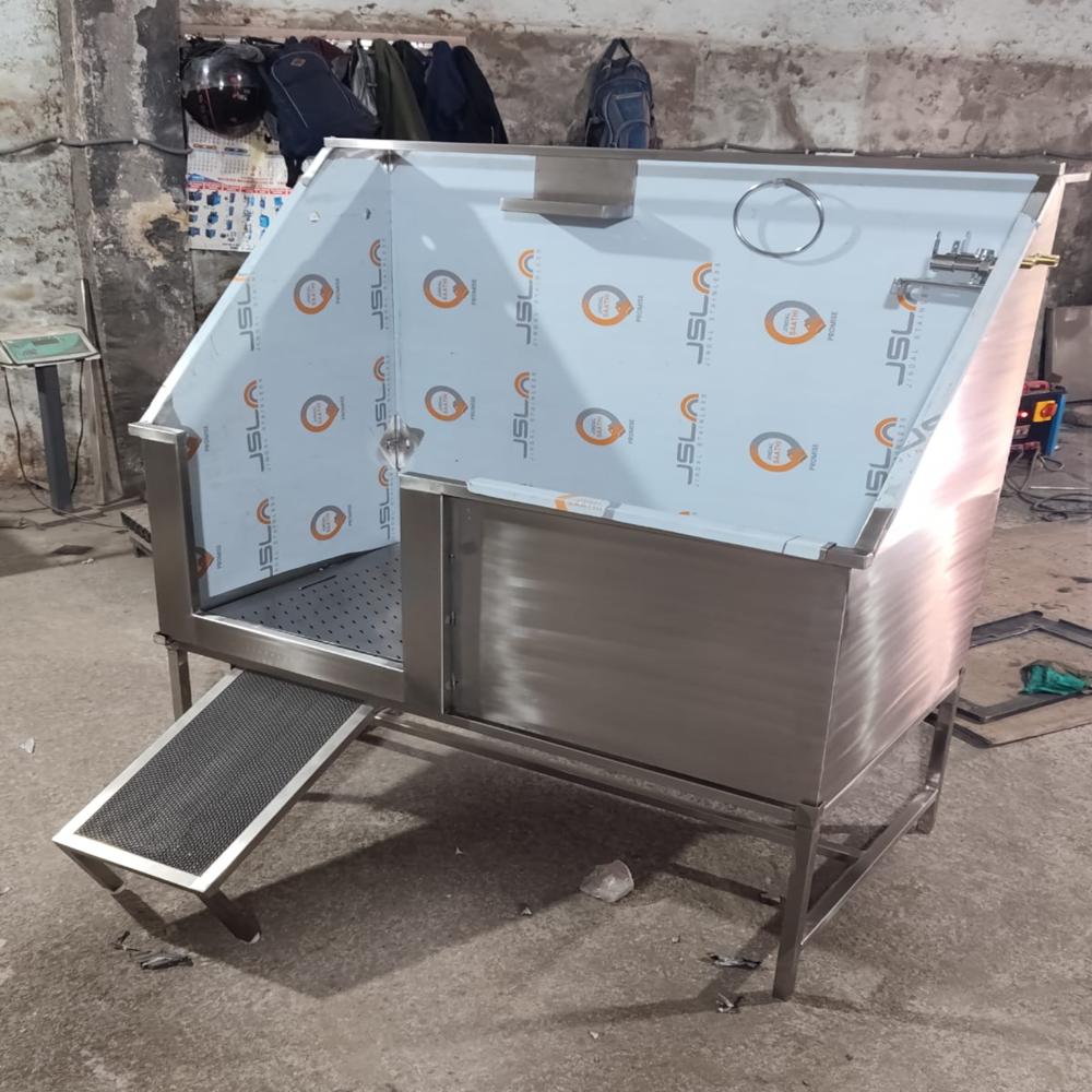 Stainless steel pet dog bath tub