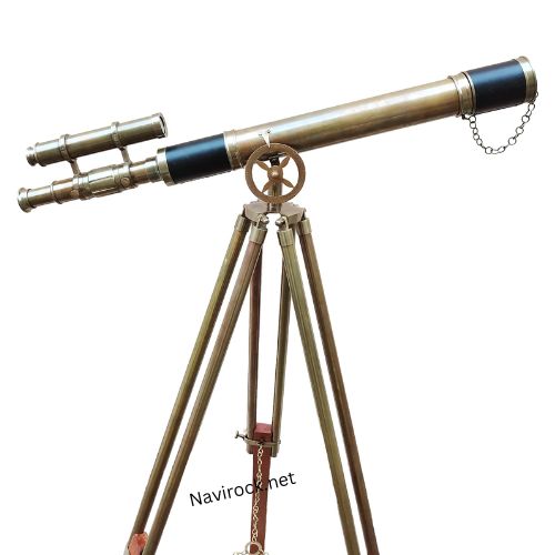 Decorative Double Barrel Marine Nautical Style Telescope