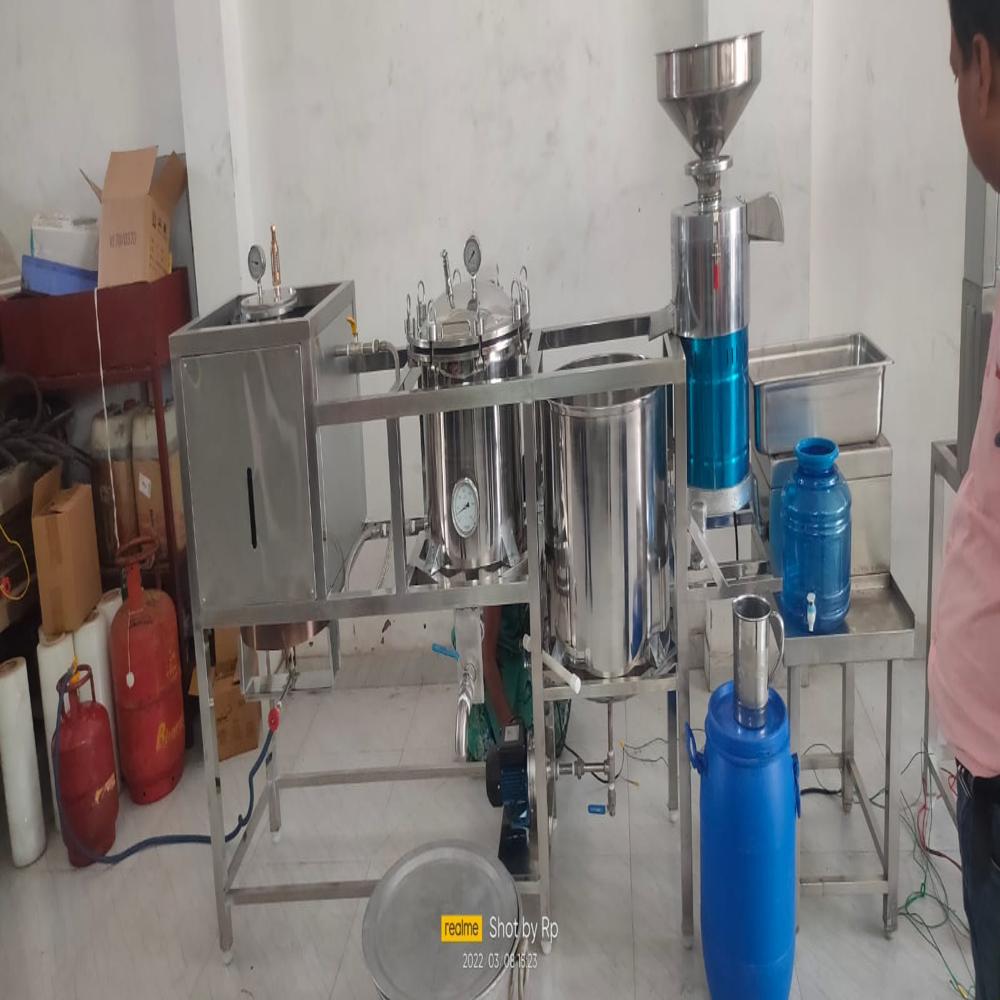 Stainless steel soya paneer making plant