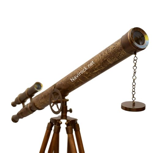 Vintage Double Barrel Spyglass Telescope