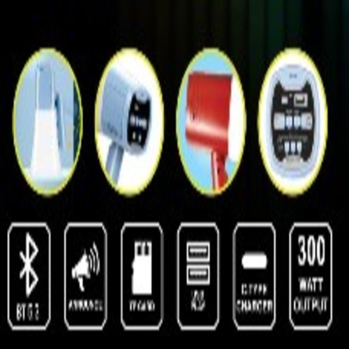 ROCK LIGHT S181 RECHARGEABLE MEGAPHONE