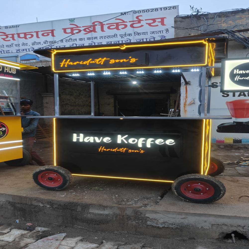 Stainless steel food cart