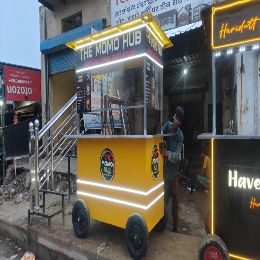 Stainless steel food cart