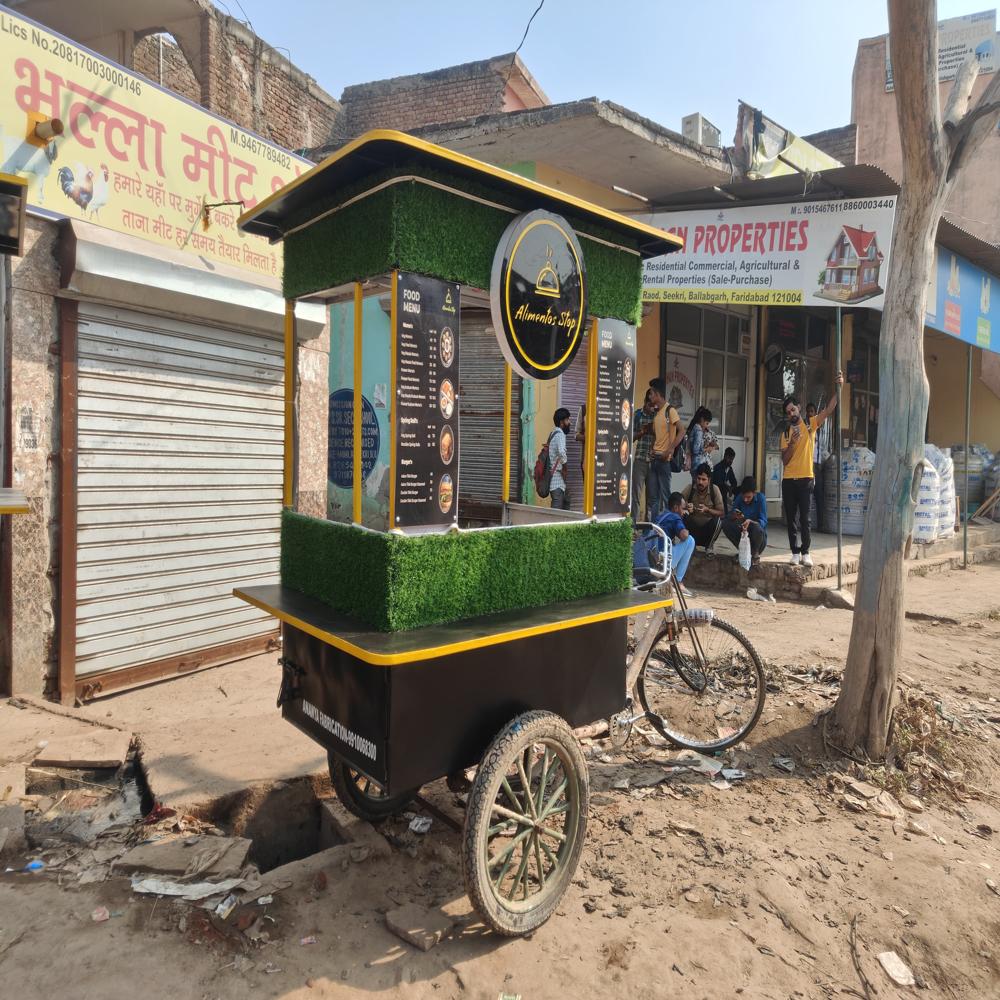 Stainless steel food cart